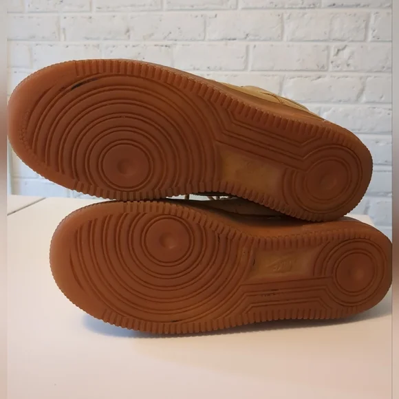 Nike Air Force 1 High Flax Wheat Brown 922066-203 Youth Shoes size 7Y - Picture 7 of 12